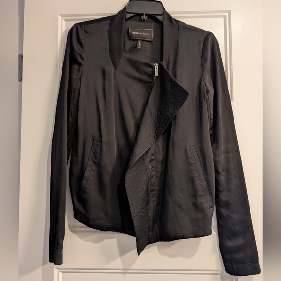 BCBGMaxazria Black Zip Jacket XS - Picture 2 of 6